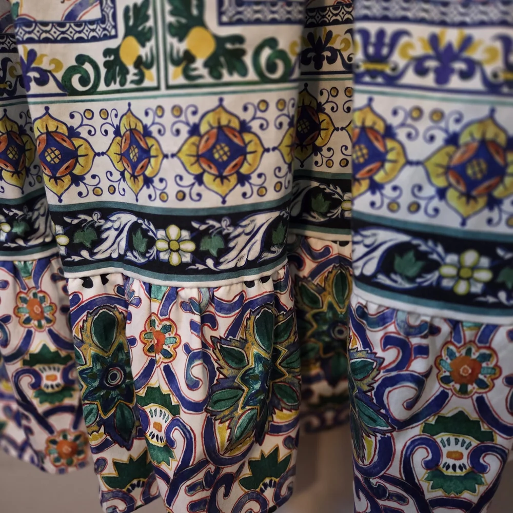 ANTONIO MELANI Multicolor Patterned Maxi Dress - Picture 5 of 7